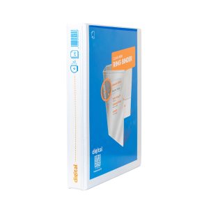 Digital A4 Ring Binder, 4 cm, White